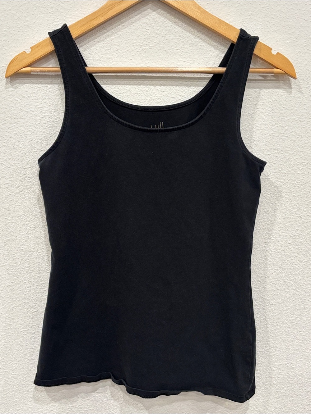 J. Jill Black Women Scoop Neck Tank Top Size Small